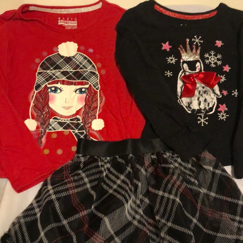 Shirt and skirt set